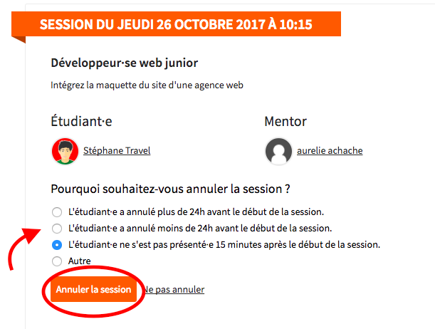 Choisir le No-Show