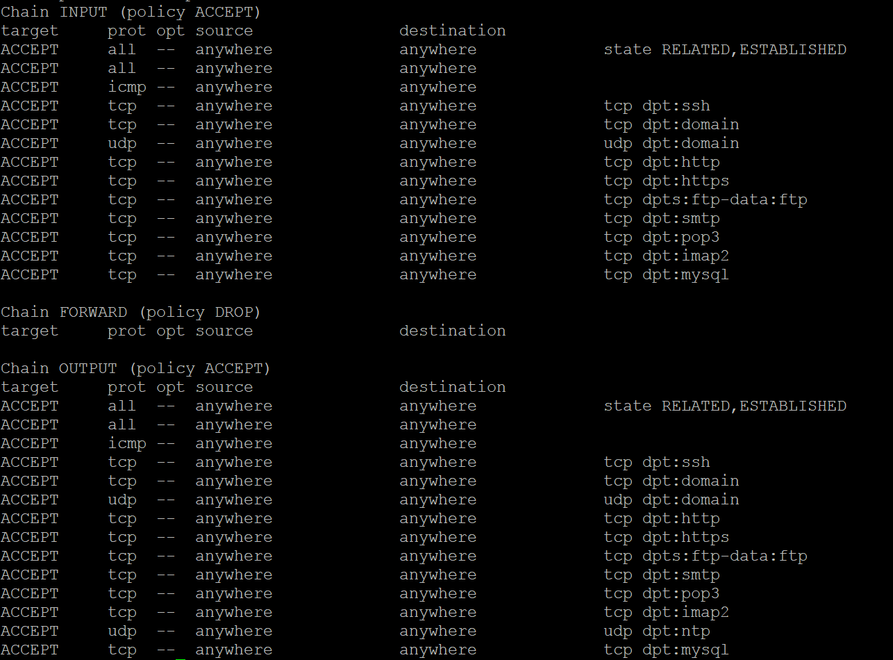 Config iptables, probème de config par Greg1707 - page 1 - OpenClassrooms