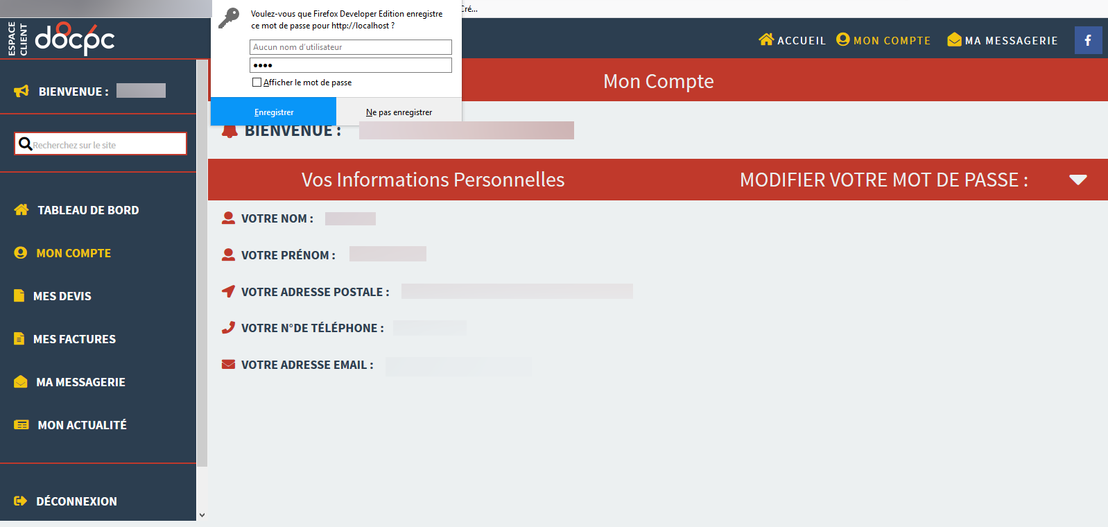 [Résolu] Update mot de passe hashé Tinyblog dans BDD - semble ...