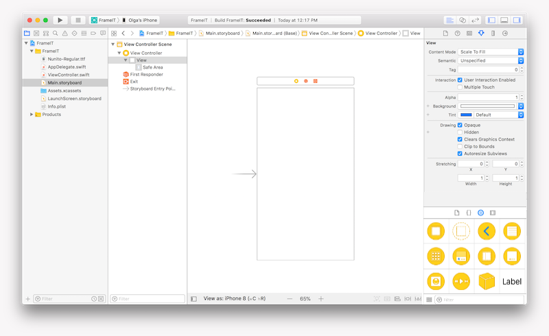 FrameIT View
