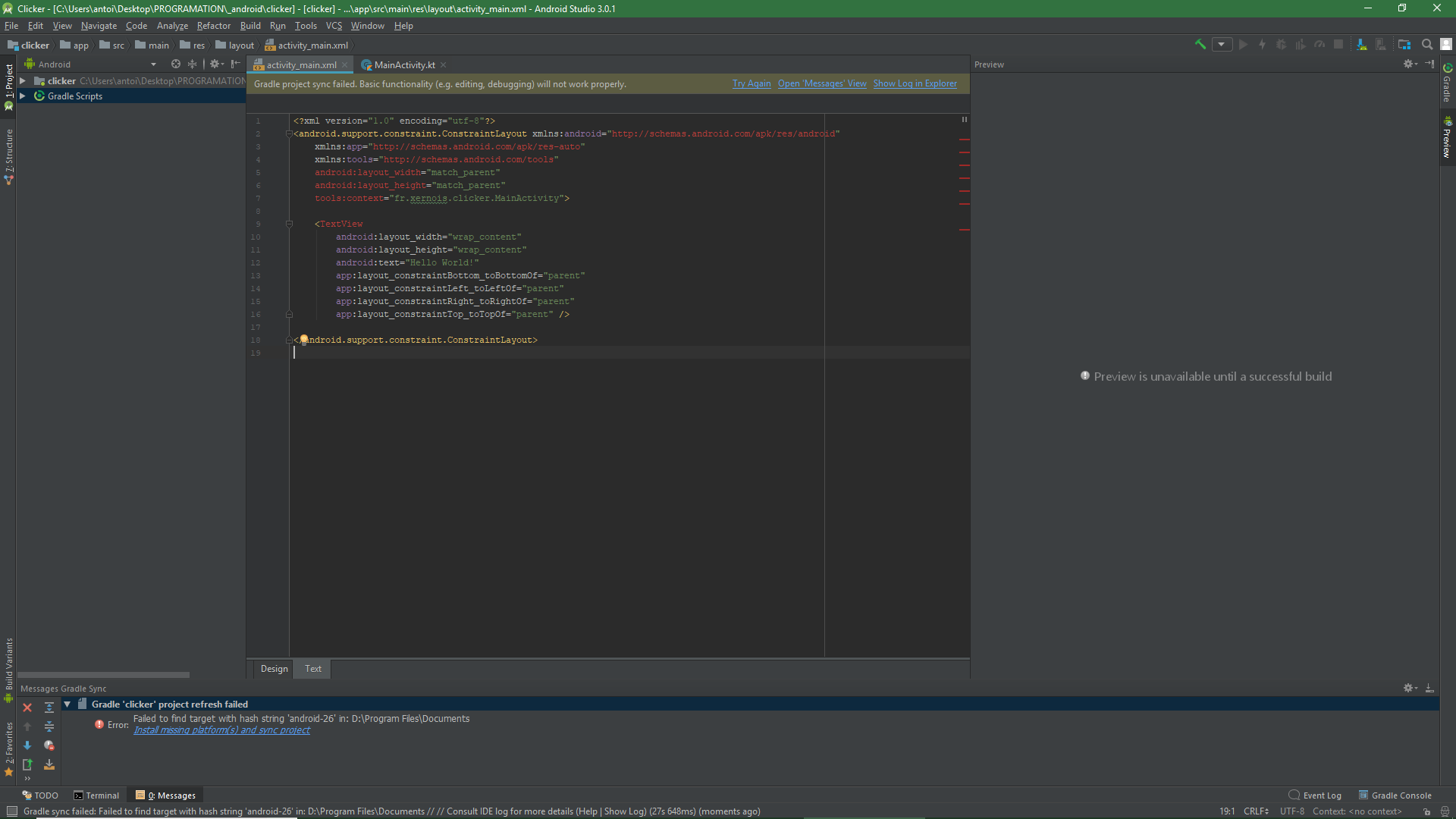 Constraints android studio Constraints android studio