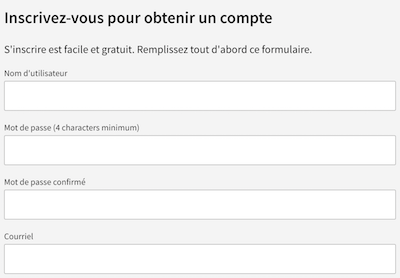 API TMDB Création d'un compte