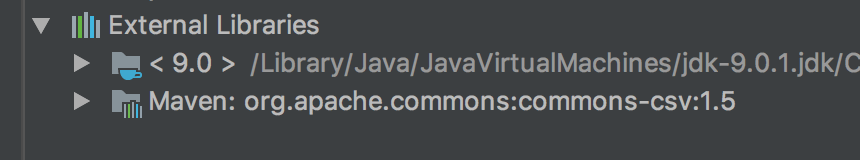 csv-common dans les librairies