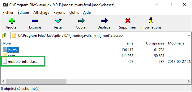 Fichier module-info.class