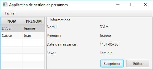 La suppression en action !