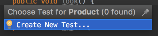 Créer un nouveau test
