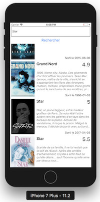 Scroll infini sur nos recherches