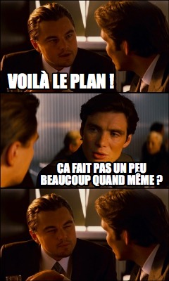 Meme fun d'une discussion entre deux hommes