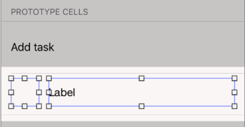 Task cell UI