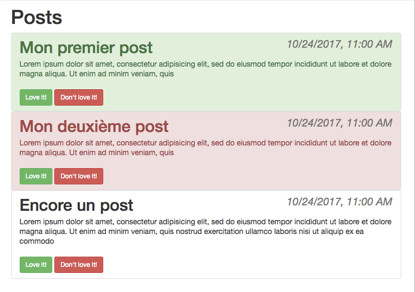 Exemple de mise en page