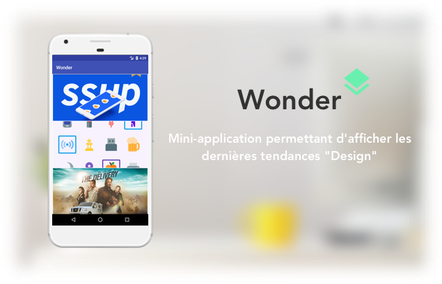 Aperçu de la mini-application Wonder