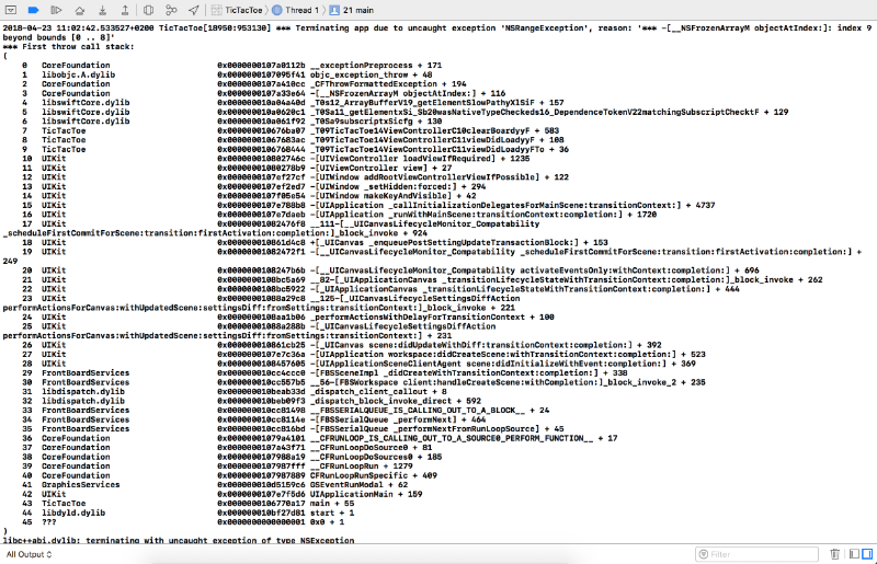 Mysterious output in console