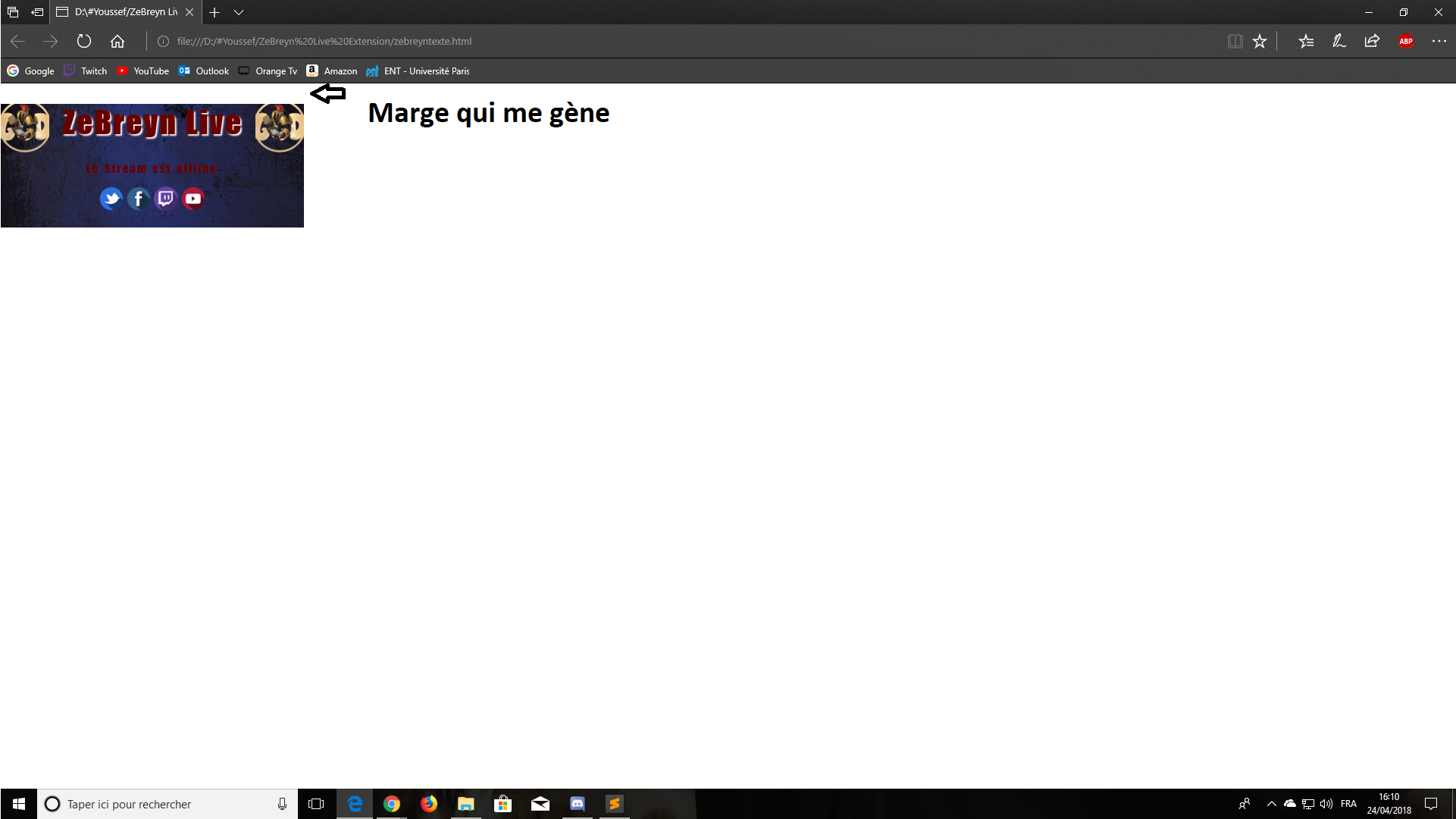 [Résolu] Probleme de marge blanche en haut de page par YoussefTorky