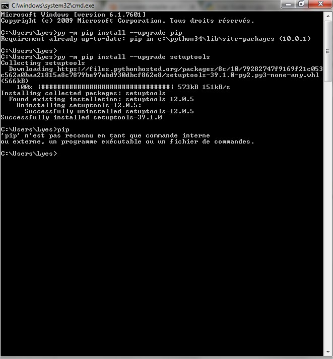 Comment installer un librairie sur python ? par Titoune80 - OpenClassrooms