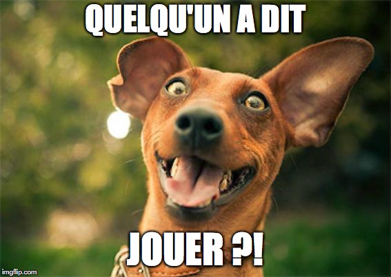 Vous êtes vraiment de grands enfants...