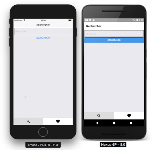 TabNavigator customisé