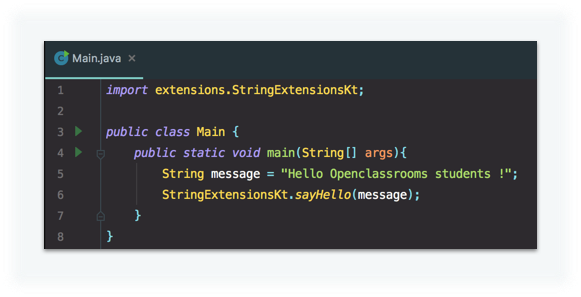 Appeler une extension Kotlin en Java