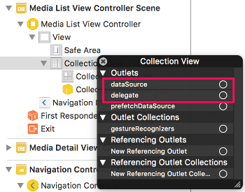 Connect delegates in storyboard