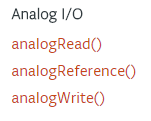 Le thème Analog I/O. Cette image provient du site Arduino, elle est couverte par une licence CC-BY-SA 3.0.