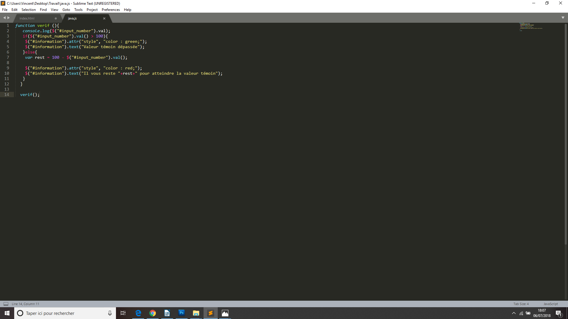 Input val. Input val