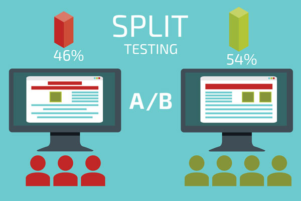 Two similar designs. The one on the left was used by 46% of users, the one on the right was the winner, appealing to 54% of users.