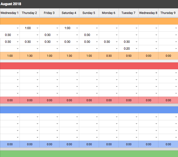 The second half of your scheduling tool: your dashboard.