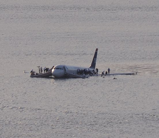 Source: https://commons.wikimedia.org/wiki/File:Plane_crash_into_Hudson_Rivercroped.jpg