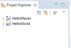Second Project in Project Explorer