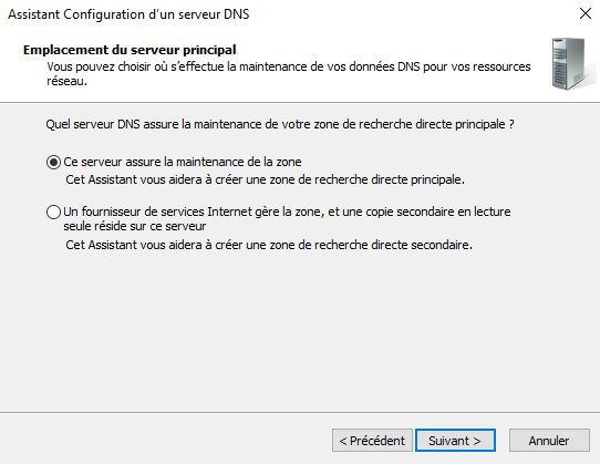 Gestion d’une zone DNS directe
