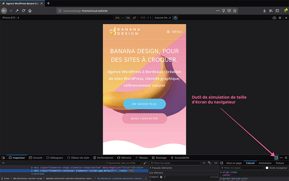 Simuler un appareil mobile depuis son navigateur
