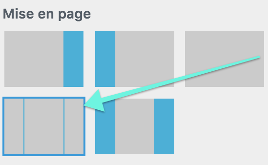 Paramétrer la mise en page