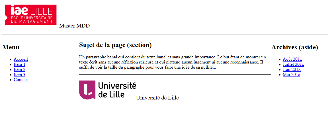 Fixer footer en bas de page par jessicaderuyck - page 1 - OpenClassrooms