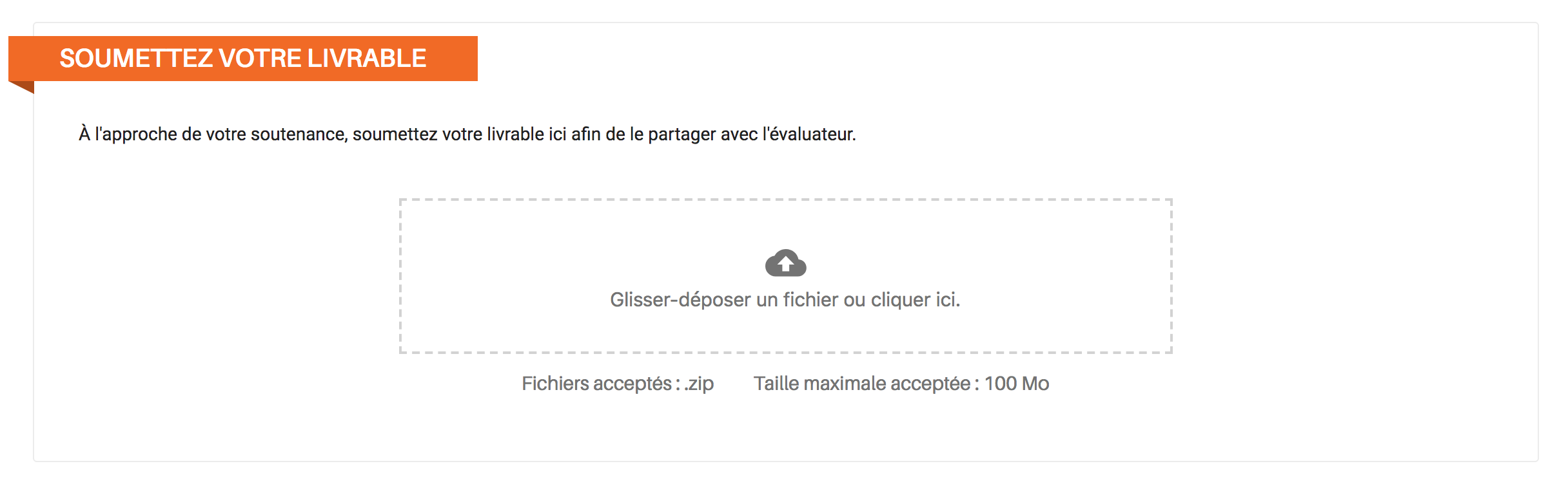 Déposez