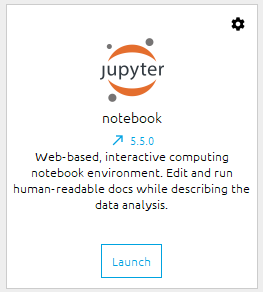 Launch you first Jupyter Notebook!