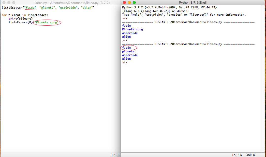 Problème Modification Données Tableau Python Par Y L - Page 1 ...