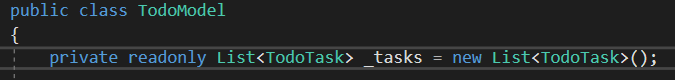 Remember to initialize _task
