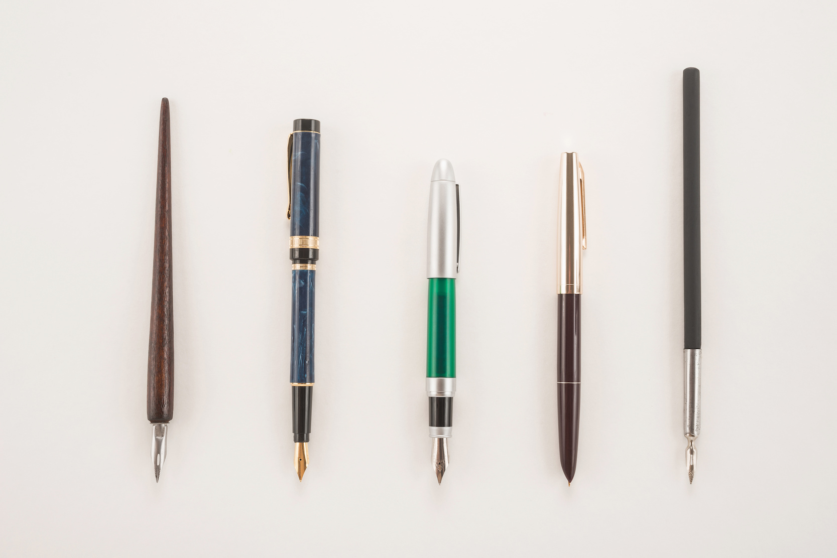 A series of pens