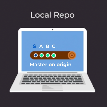 master branch in your local repository