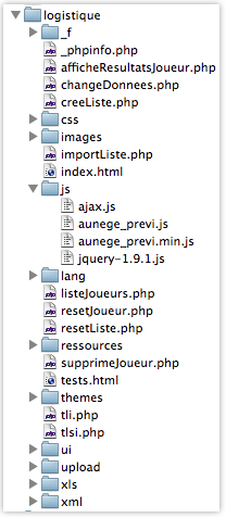 Types de fichiers