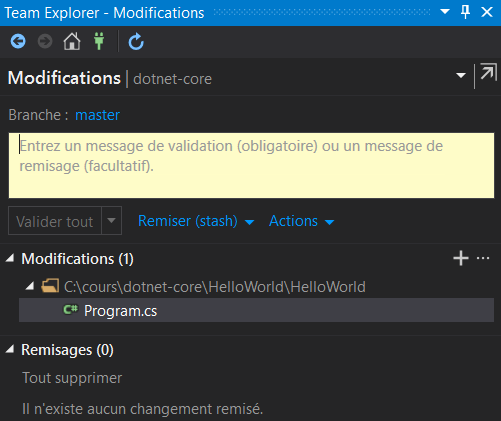 Sélectionnez Vérifier la solution et valider