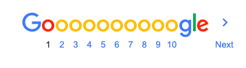 Google needs to paginate their results to not overwhelm your UI