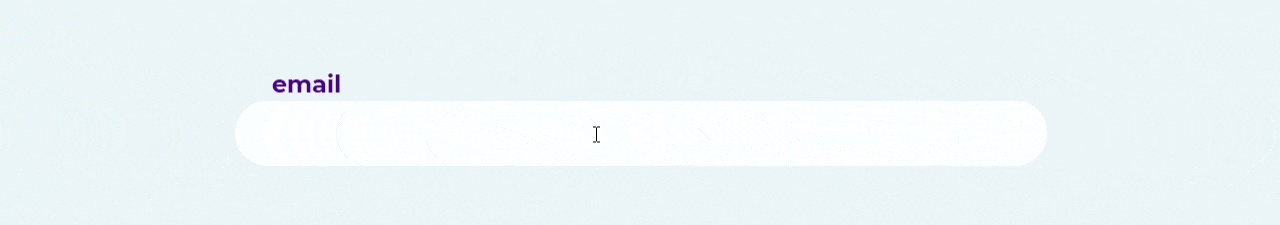 Un champ email animé en CSS au clic de la souris