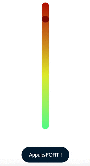 Une animation CSS du force-mètre amélioré