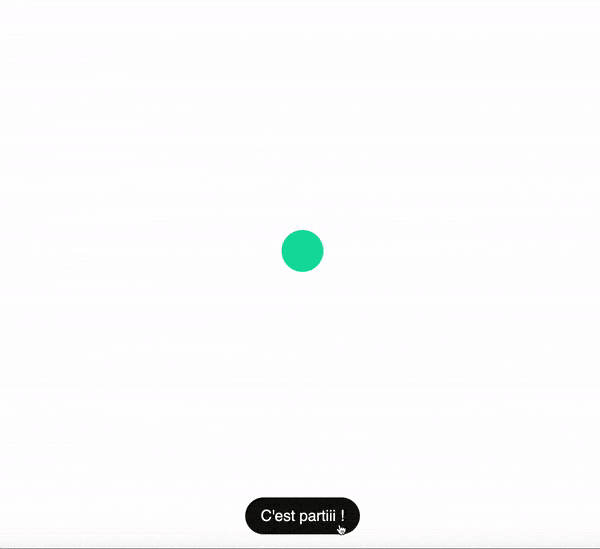 Animation CSS d'une balle qui grossit