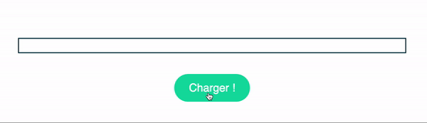 Une animation CSS d'une barre de chargement complète
