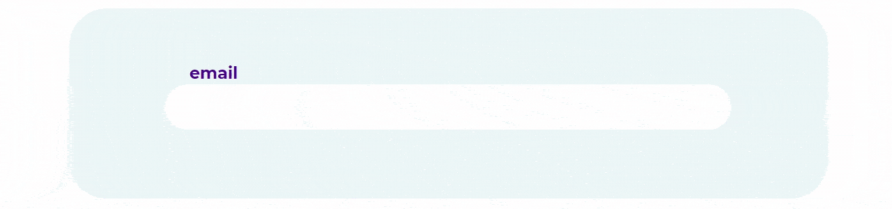Un champ email qui devient rouge et qui tremble lorsque l'email n'est pas correct