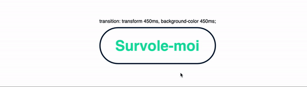 Une animation CSS avec un background-color à 450ms