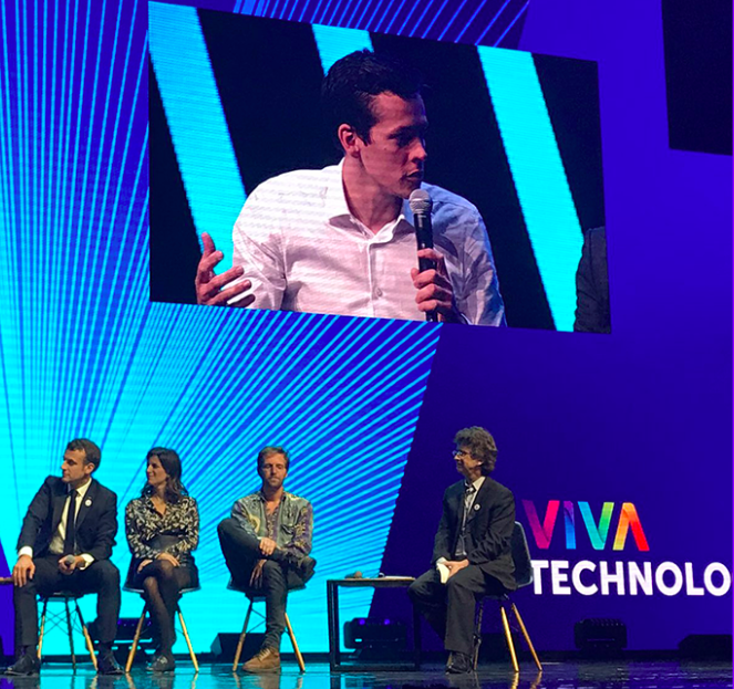 Pierre Dubuc, our CEO, on stage