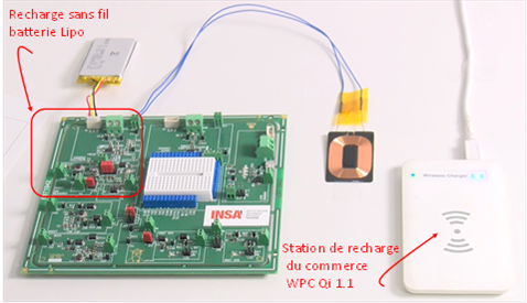 Carte électronique intégrant la technologie de recharge sans fil WPC Qi