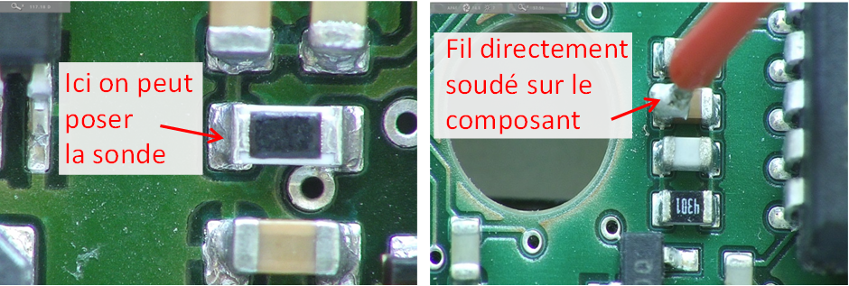 Deux solutions possibles pour commencer à tester un PCB.